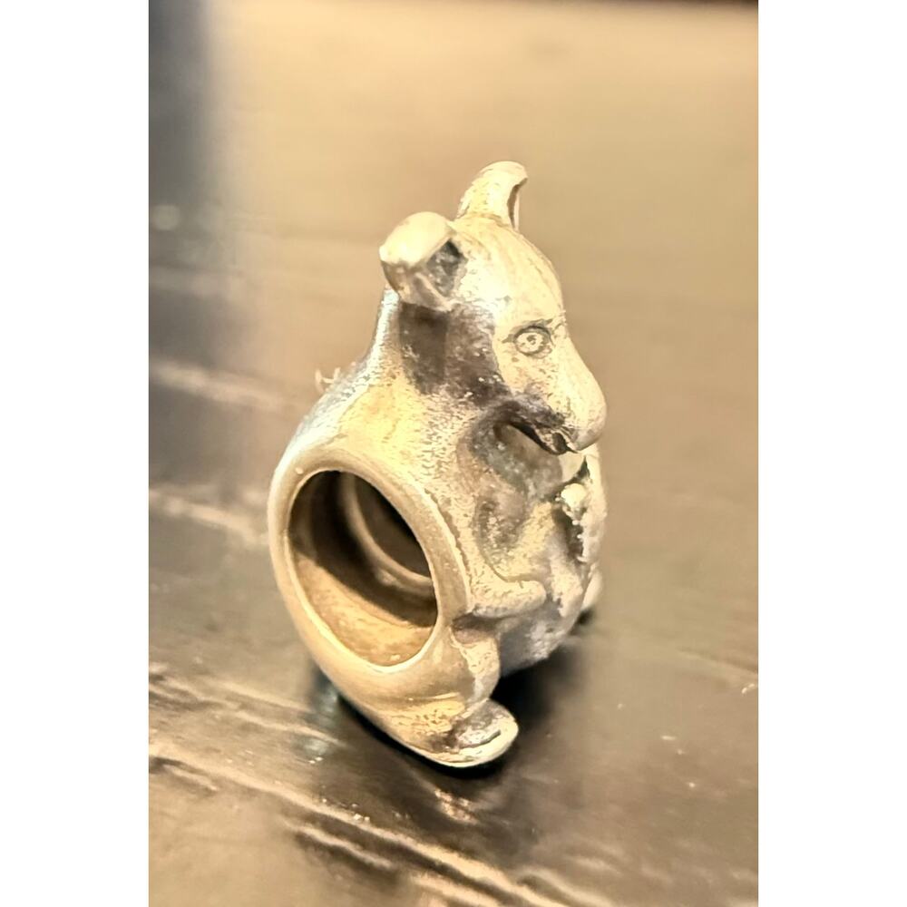 Authentic Pandora S925 ALE Kangaroo With Joey Charm Sterling Silver - Picture 2 of 4